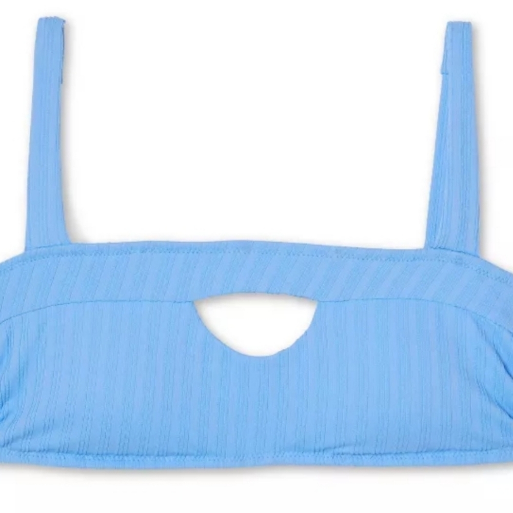 NWT| Shade & Shore| Keyhole Ribbed Bralette Bikini